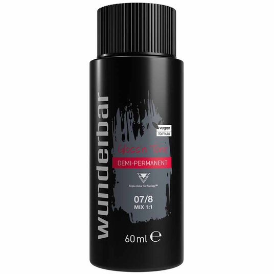 Wunderbar Gloss'n Tone Demi-Permanent Colour Liquid 07/8 Medium Blond Pearl 60ml