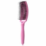 Olivia Garden Think Pink Fingerbrush Boar & Nylon - Pink Tokyo