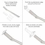 Tweezerman Facial Razor Replacement Blades