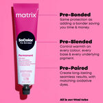 Matrix SoColor Pre-Bonded Permanent Hair Colour, Blended Natural, Blended Red Palette - 5C 90ml