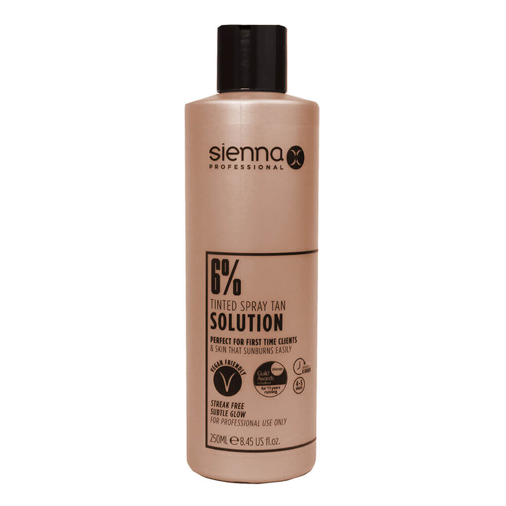 Professional Tanning 250ml X Solution 6% Sienna