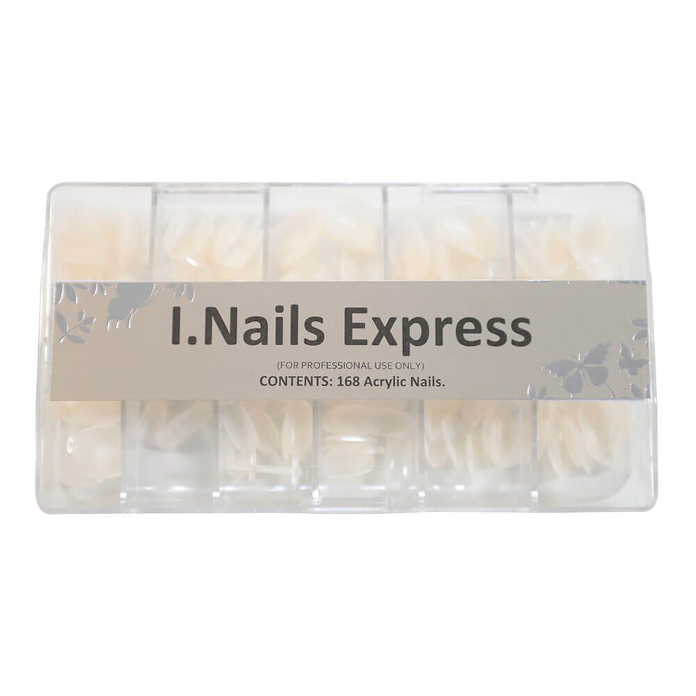 I.Nails Express Short Round Tips Nail Tips, Forms & Glue Salon Services