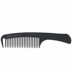 Sibel Black Plastic Tail Comb 20.1cm