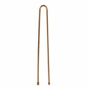 Sibel Metal Straight Bobby Pins 70mm, Brown, Pack of 500