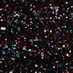 Andreia Professional Gel Polish 244 Black with Multicolored Glitter, 10.5ml