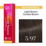 Wella Professionals Color Touch Demi-Permanent Hair Colour - 5/97 Light Brown Cendre Brown 60ml