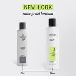 Nioxin System 2 Scalp + Hair Thickening Shampoo for Natural Hair with Progressed Thinning 300ml