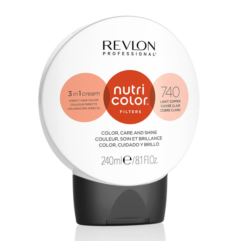 Revlon Nutri Color Filters Hair Colour 740 Light Copper 240ml