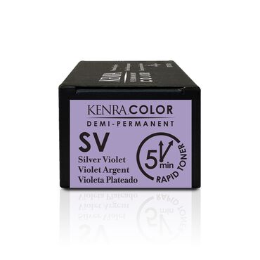 Kenra Professional Metallic Collection Demi-Permanent Hair Colour - Rapid Toner SV Silver Violet 58.2g