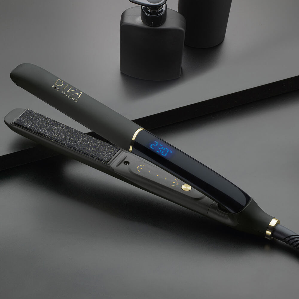 Diva Pro Styling Precious Metals Gold Dust Touch Straightener Hair