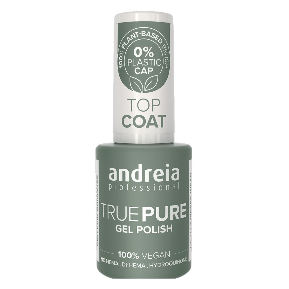 Andreia Professional True Pure Top Coat - Hema Free Gel Polish, 10.5ml