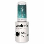 Andreia Professional Meowgic Cat Eye Effect Gel Polish MC6 - Teal Magnetic Glitter with Teal Sparkles 10.5ml