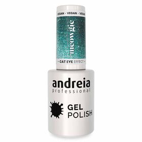 Andreia Professional Meowgic Cat Eye Effect Gel Polish MC6 - Teal Magnetic Glitter with Teal Sparkles 10.5ml