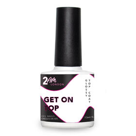 2AM London Hema Free Gel Polish Top Coat - Get On Top 7.5ml