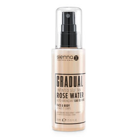 Sienna X Gradual Untinted Self Tan Rose Water 100ml