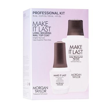 Morgan Taylor Essentials Make It Last Top Coat Professional Kit