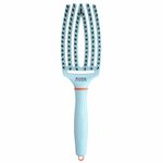 Olivia Garden Inner Child FingerBrush Care Iconic Boar & Nylon - Light Blue