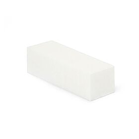 N.I. White 4-Sided Nail Sanding Block, 120 Grit, Single