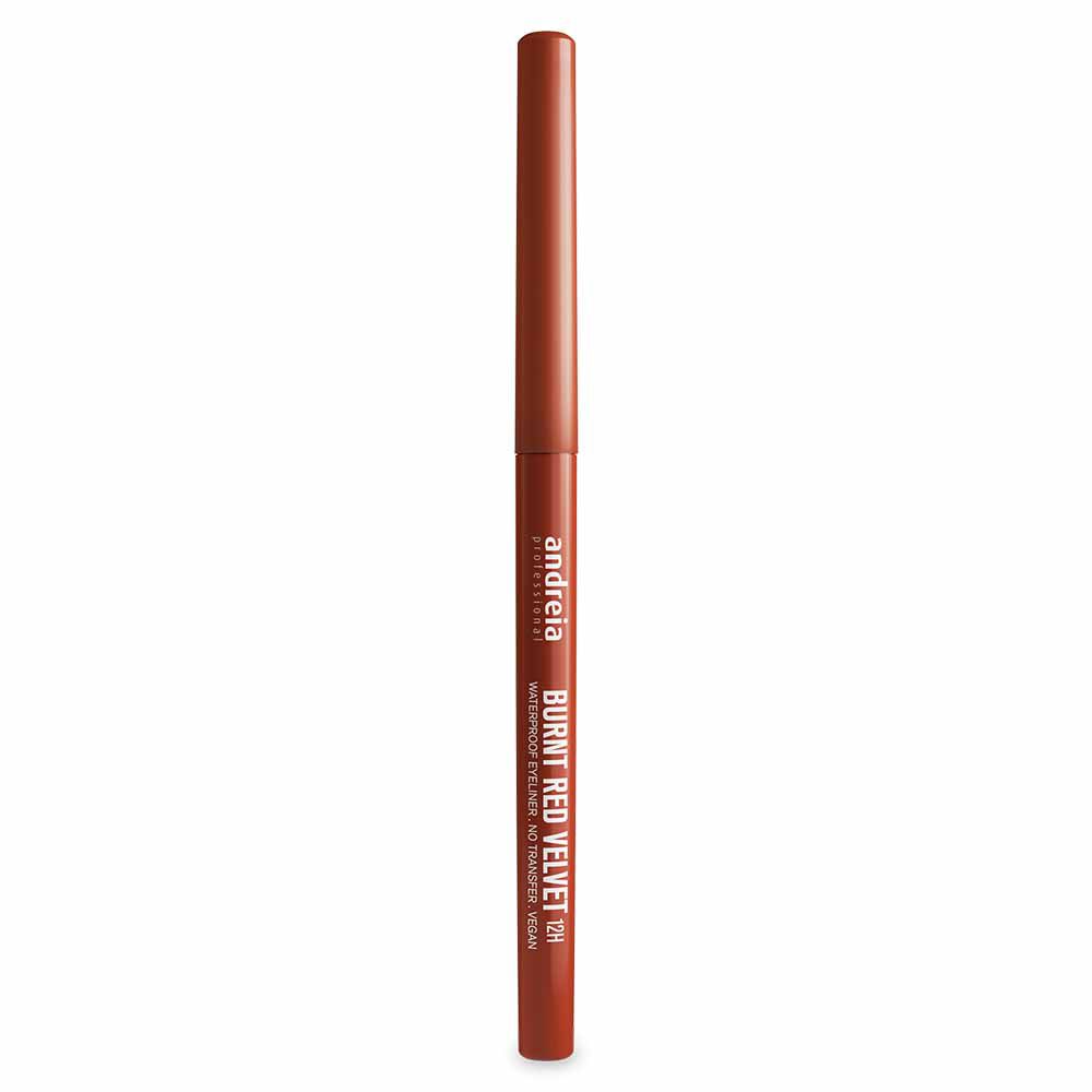 Andreia Professional Burnt Red Velvet 12H, Waterproof Eyeliner - Burnt Red 0.31g