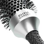 Olivia Garden Essential Blowout Classic Silver Round Hair Brush 45mm