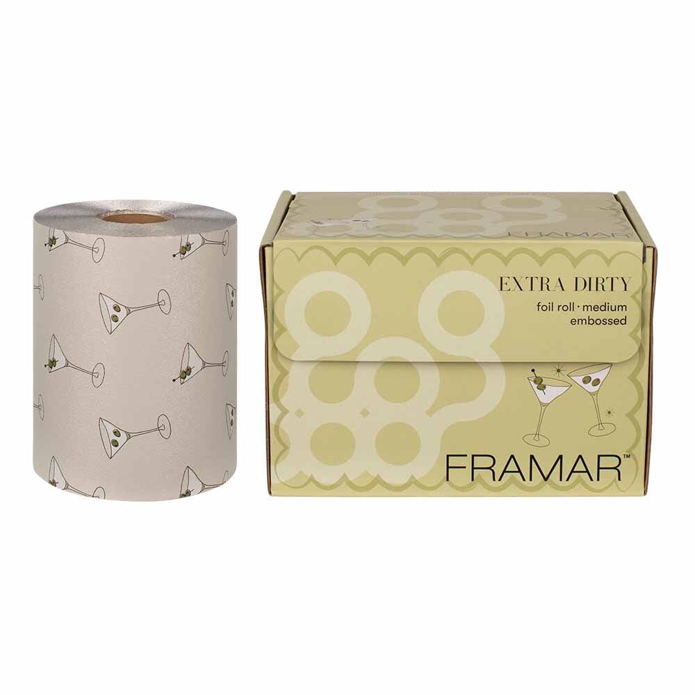 Framar Extra Dirty, Medium Embossed Hair Foil Roll 320 ft.