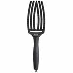 Olivia Garden Care Ionic Fingerbrush Hair Brush - Medium Black