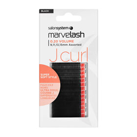 Marvelash Extra Volume Silky Lash Assorted Black