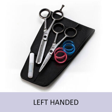GlamTech One Left Handed 5 Inch Scissors and 5.5 Inch Thinner Set