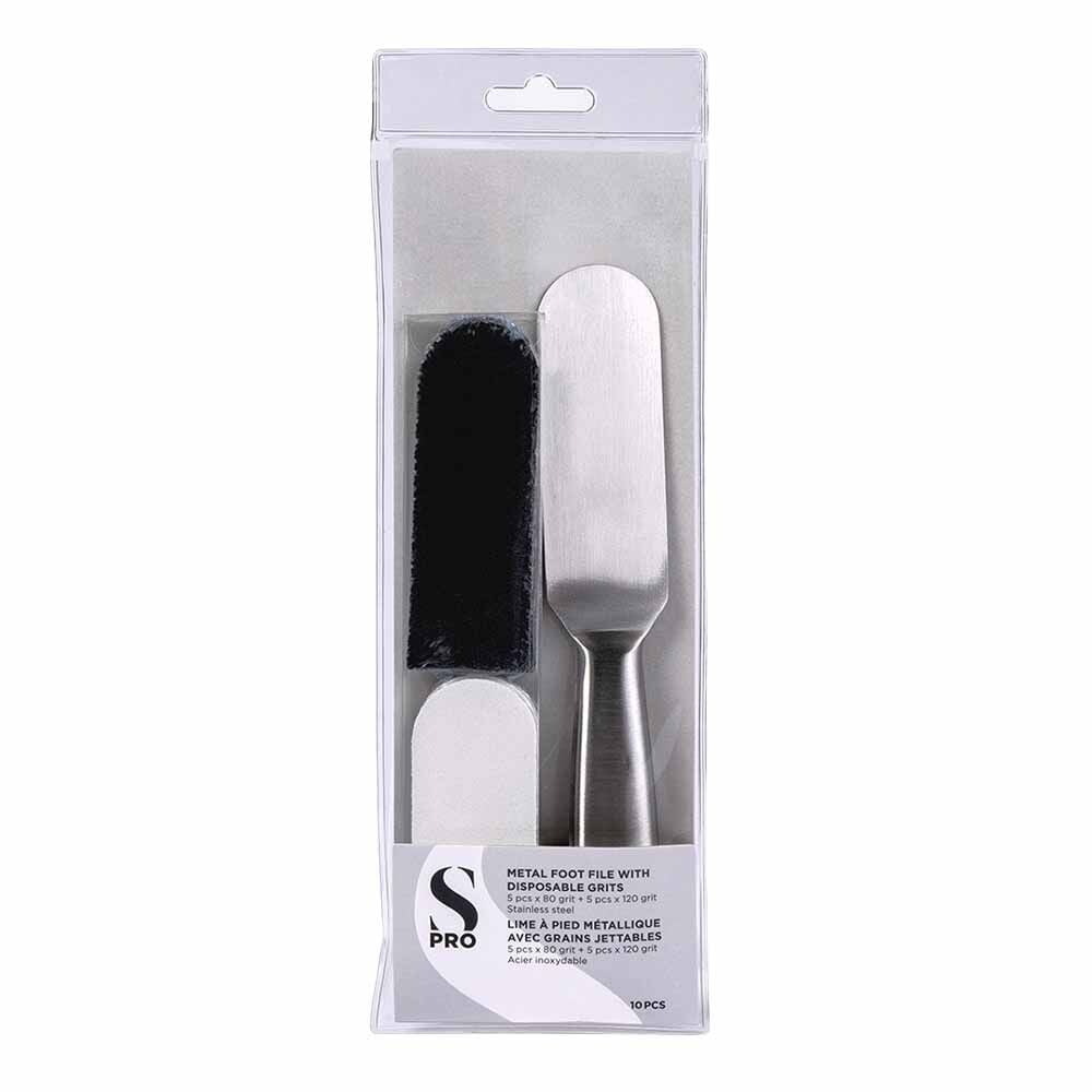 S-PRO Metal Foot file With Disposable grits