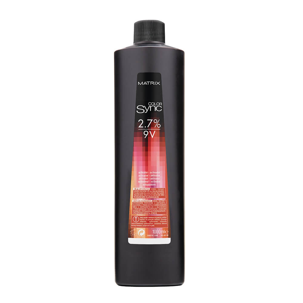 Matrix Color Sync Oxydant Peroxide 9v 2 7 1000ml Bleach