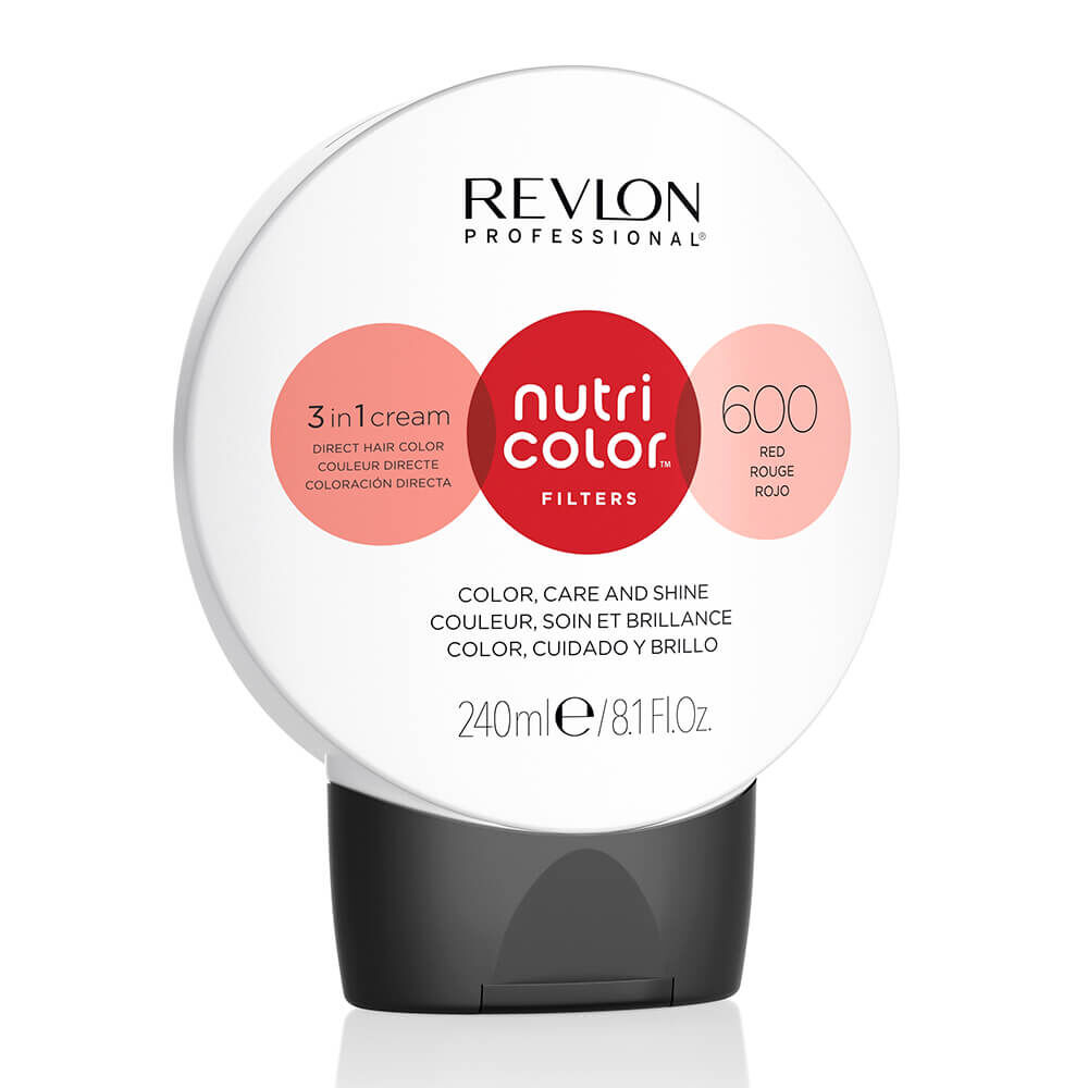 Revlon Nutri Color Filters Direct Semi-Permanent Hair Colour Mask - 600 Red 240ml
