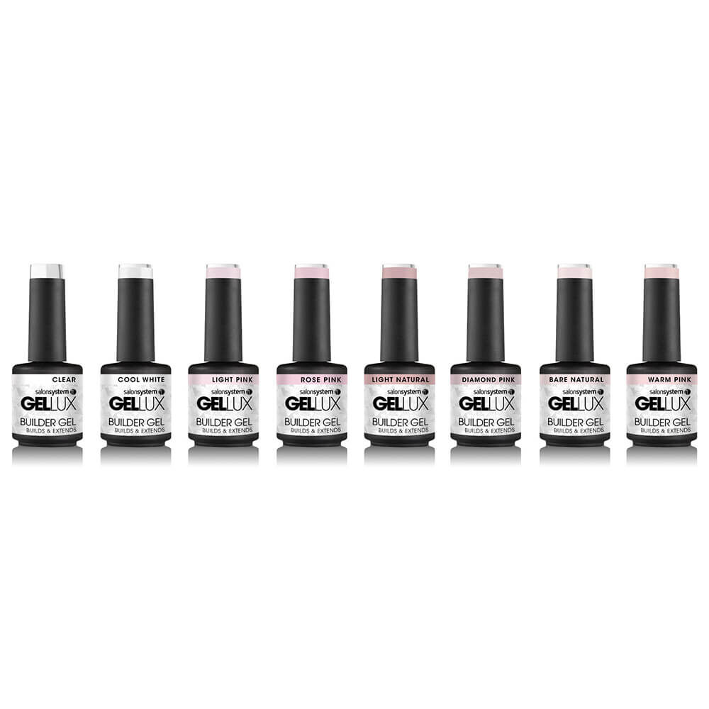 Gellux Builder Gel Clear 15ml Polygel, Builder Gel & Hard Gel