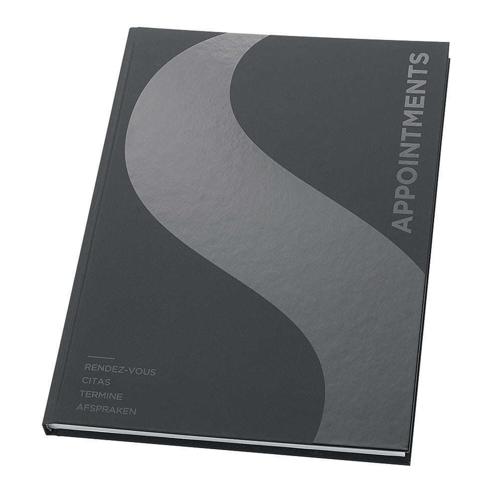 S-PRO 6 Assistant Appointment Book, Black