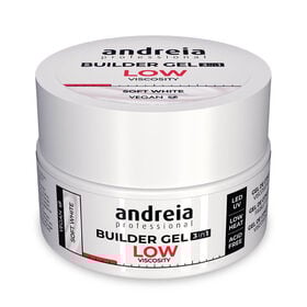 Andreia Professional Builder Gel 3 In 1 - Low Viscosity Soft White 22gr