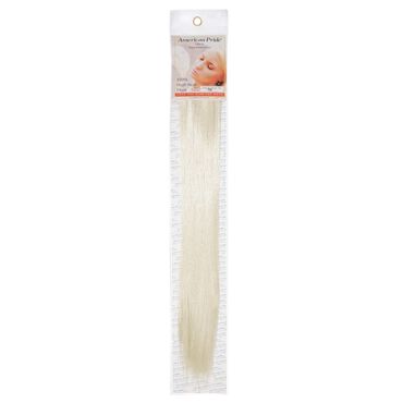 American Pride Clip-In Synthetic Hair Extension 18 Inch - 60 Blondest Blonde