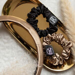 invisibobble Sprunchie Slim Hair Ties, True Golden, Pack of 2