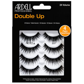 Ardell Double Up 207 Strip Lashes, Pack of 4