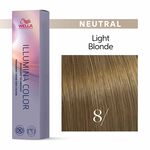 Wella Professionals Illumina Colour Tube Permanent Hair Colour - 8/ Light Blonde 60ml