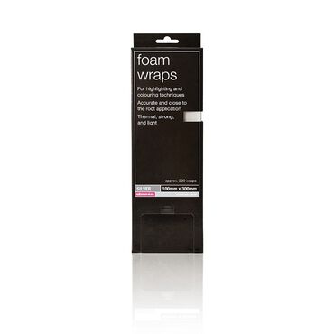 Salon Services Colour Foam Wraps Silver Pack of 200