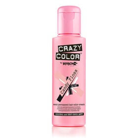 Crazy Color Semi Permanent Hair Colour Cream - Candyfloss 100ml