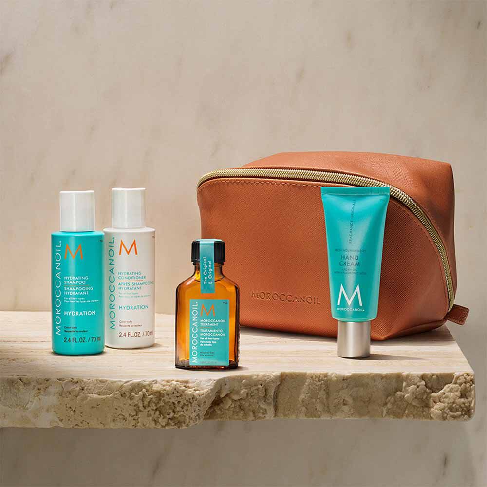 Moroccanoil Hydrating Travel Set | Shampoo | Salon Services