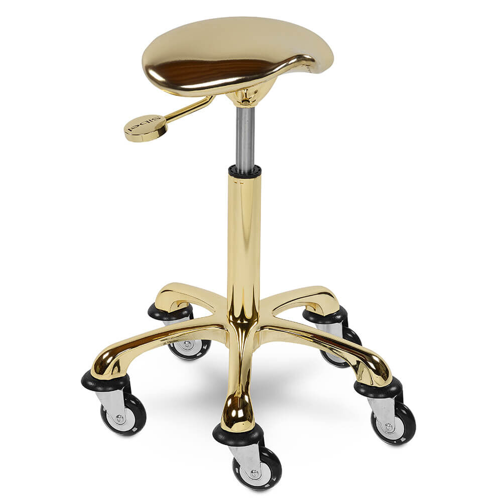 Gold adjustable discount stool