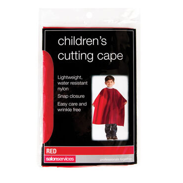 Salon Services Children's Cutting Cape Red