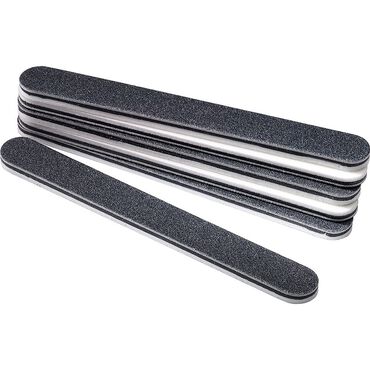 Star Nails Nail File Black Narrow Wood