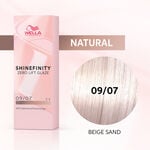 Wella Professionals Shinefinity Zero Lift Glaze - 09/07 Natural Beige Sand 60ml