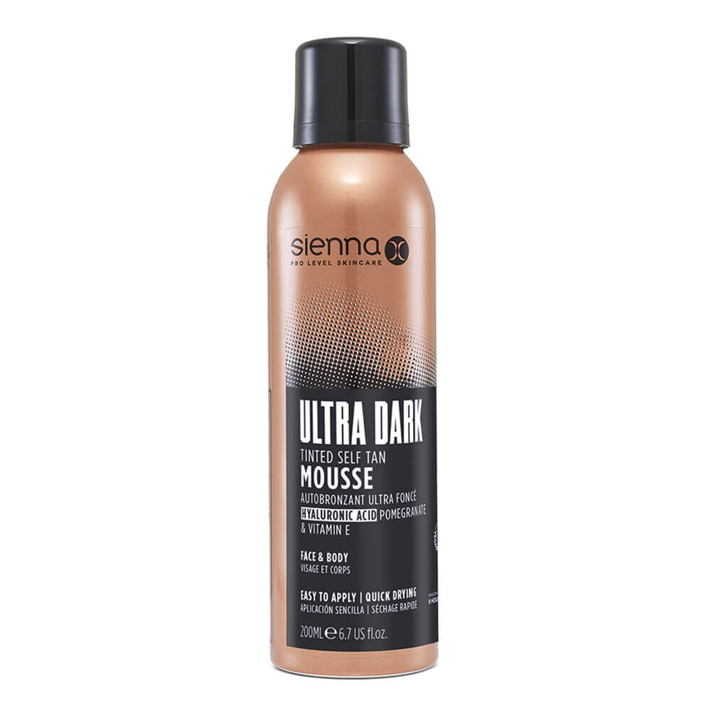 Sienna X Ultra Dark Mousse 200ml | Self Tanning | Salon Services