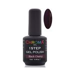 Chroma Gel One Step Gel Polish - Black Cherry 15ml