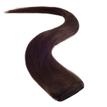Wildest Dreams Clip In Full Head Human Hair Extension 18 Inch - 2 Brownest Brown