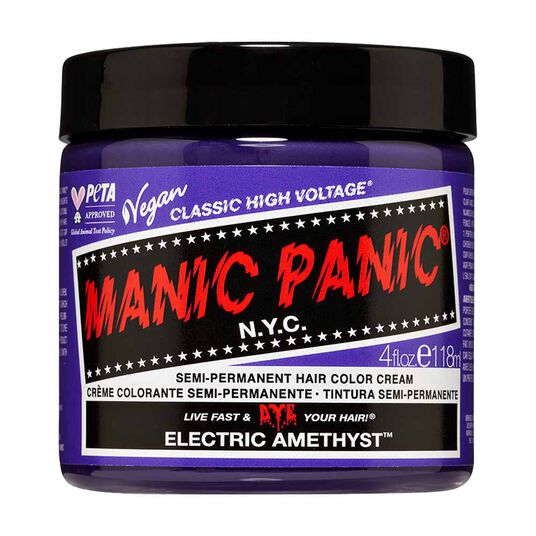 Manic Panic High Voltage Semi Permanent Hair Colour Cream - Electric Amethyst 118ml
