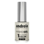 Andreia Professional Hybrid Gel Nail Polish - Fusion Color H3 Milky White, 10.5ml